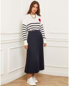 Pull Jeanne marine