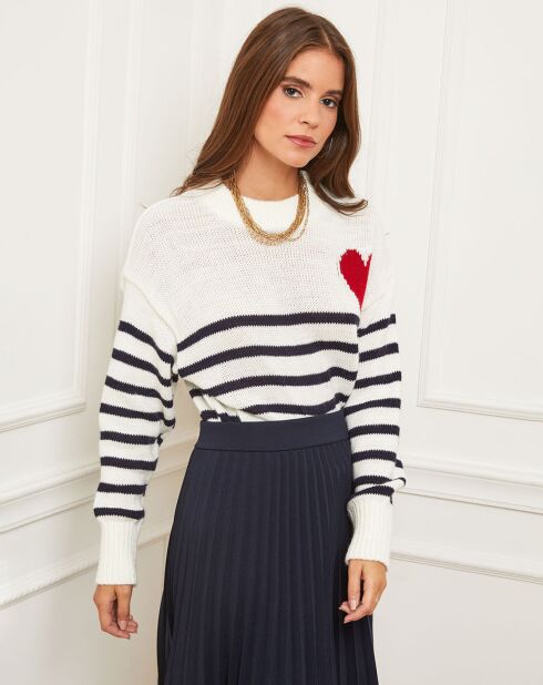 Pull Jeanne marine