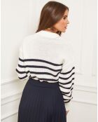 Pull Jeanne marine