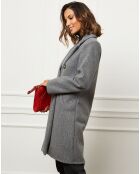Cappotto Zoe in misto lana antracite