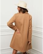 Manteau en Laine mélangée Zoe camel