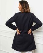 Manteau en Laine mélangée Zoe marine