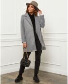 Manteau en Laine mélangée Josette gris