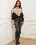 Pull en Laine mélangée Léna noir