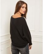 Pull en Laine mélangée Léna noir