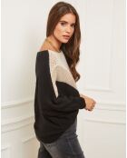 Pull en Laine mélangée Léna noir