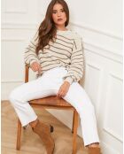 Pull Rosa blanc