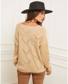 Gilet Alice camel