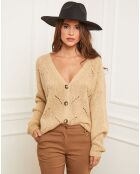 Gilet Alice camel