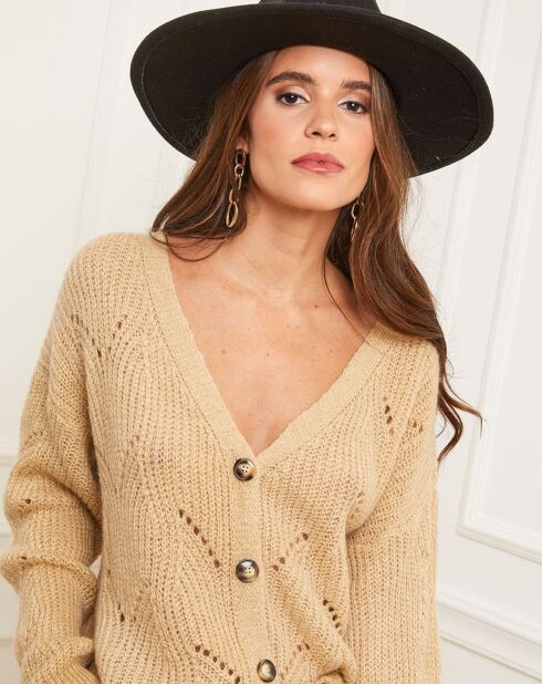Gilet Alice camel