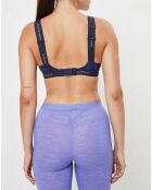 Brassière de Sport Médium Padded bleu/violet