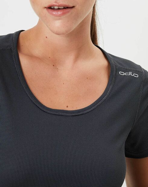 T-Shirt Cubic Régulateur Thermique anthracite/noir