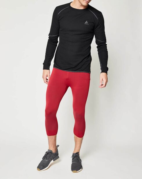 Collant technique 3/4 Evolution Warm Seamless rouge