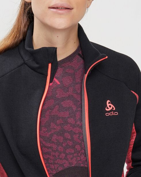 Veste technique Sport Tech noir/rose