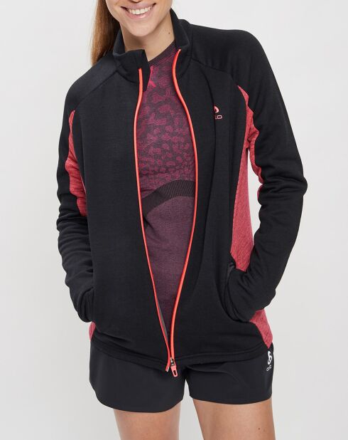 Veste technique Sport Tech noir/rose