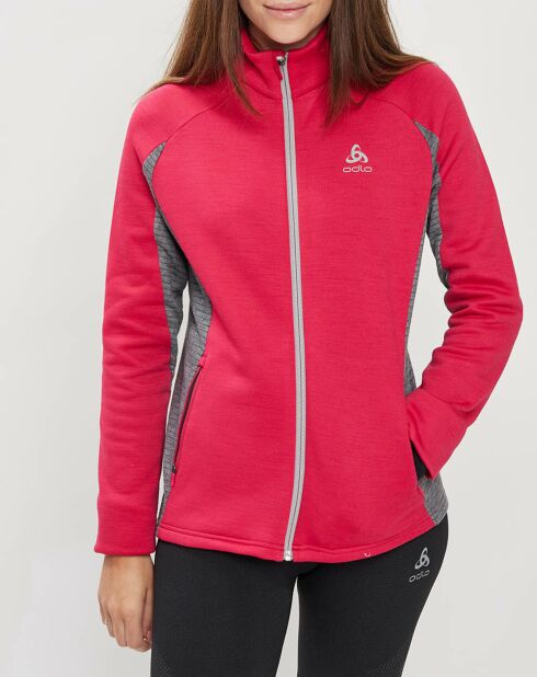 Veste technique Sport Tech rose/gris