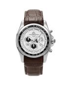 Montre Homme Quartz en Cuir Volcan marron