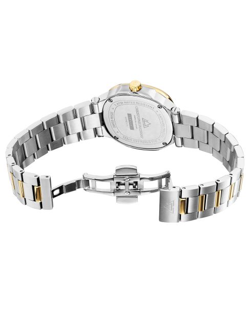 Montre Femme Quartz en Acier L'Envie argenté/doré