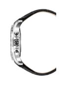 Montre Homme Quartz en Cuir Volcan noire