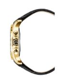 Montre Homme Quartz en Cuir Volcan noire