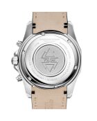 Montre Homme Quartz en Cuir Volcan noire