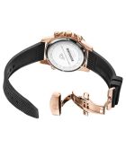 Montre Homme Quartz en Caoutchouc Velocite V1 noire
