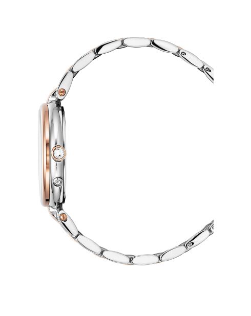 Montre Femme Quartz en Acier Etoile argenté/rose doré