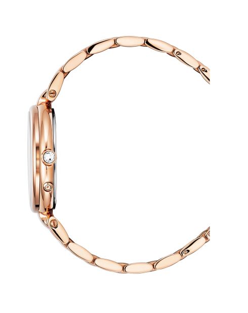 Montre Femme Quartz en Acier Etoile rose doré