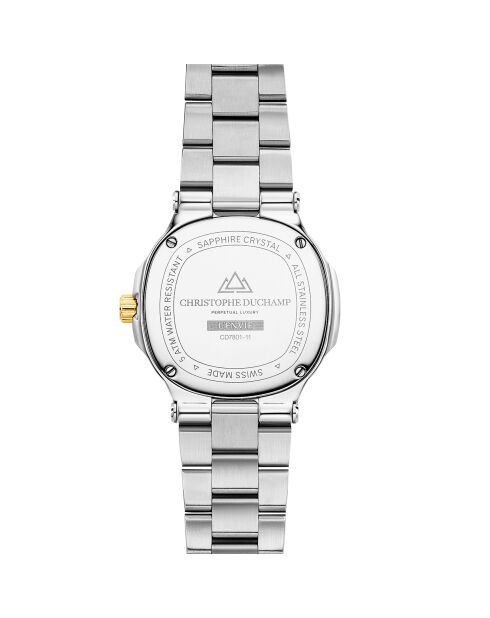 Montre Femme Quartz en Acier L'Envie argenté/doré