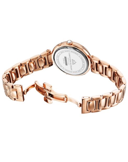 Montre Femme Quartz en Acier Etoile rose doré