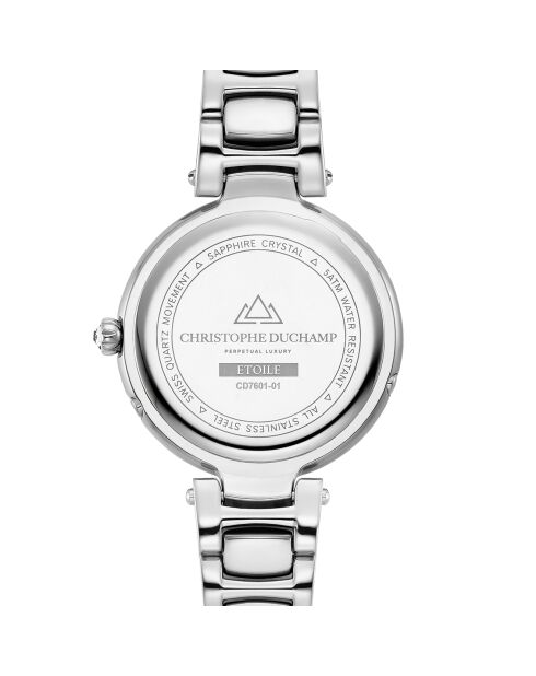 Montre Femme Quartz en Acier Etoile argentée