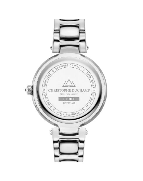 Montre Femme Quartz en Acier Etoile argentée