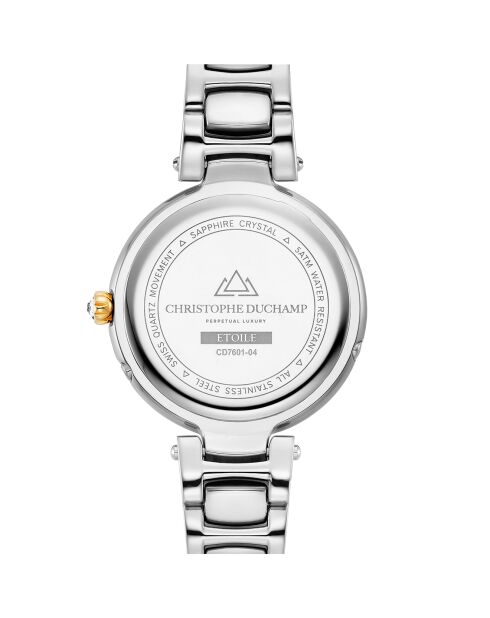 Montre Femme Quartz en Acier Etoile argenté/doré