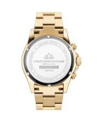 Montre Homme Quartz en Acier Grand Mont dorée