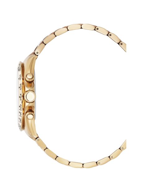 Montre Homme Quartz en Acier Grand Mont dorée