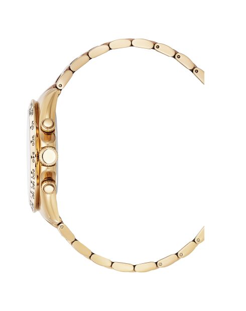 Montre Homme Quartz en Acier Grand Mont dorée