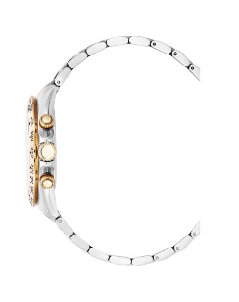 Montre Homme Quartz en Acier Grand Mont argenté/doré