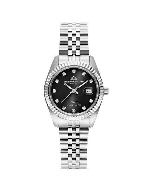 Montre Femme Quartz en Acier Élysées argentée
