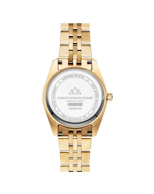 Montre Femme Quartz en Acier Élysées dorée