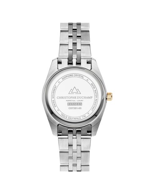 Montre Femme Quartz en Acier Élysées argenté/doré