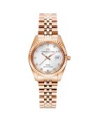 Montre Femme Quartz en Acier Élysées rose doré