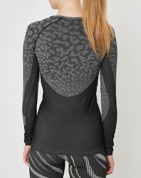 T-Shirt Performance Blackcomb noir/gris argenté