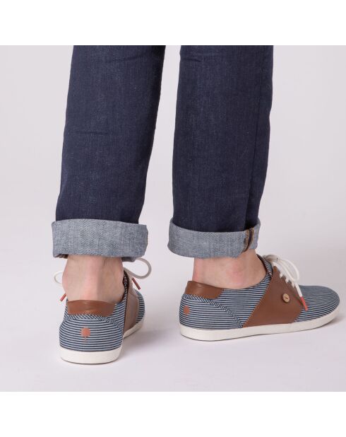 Tennis Cypress blauw/wit/bruin