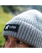 Cappello Santis grigio 100% lana merino
