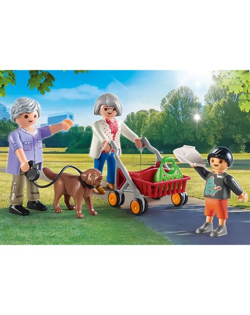Playmobil City Life grands-parents et petit-fils - 4-10 ans