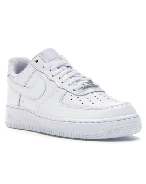 Baskets en Cuir Air Force 1 Lo blanches