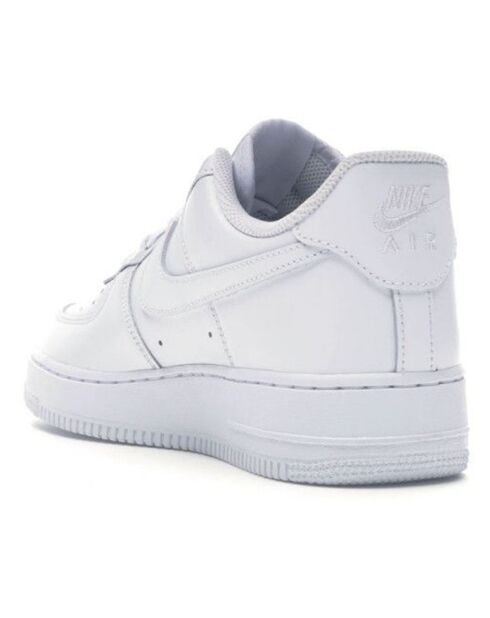 Baskets en Cuir Air Force 1 Lo blanches