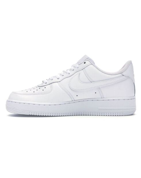 Baskets en Cuir Air Force 1 Lo blanches