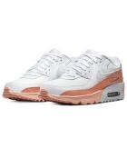 Baskets en Cuir Air Max 90 Ltr blanc/saumon