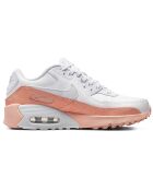 Baskets en Cuir Air Max 90 Ltr blanc/saumon